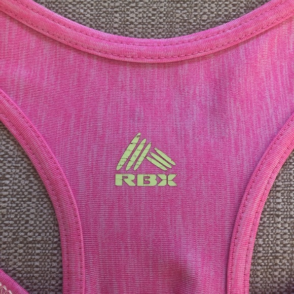 RBX Women's Heathered Racerback Athletic Tank - Picture 4 of 6